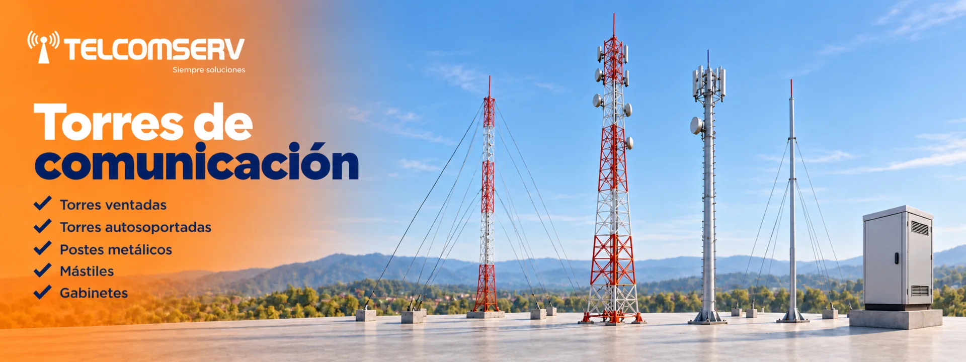 Torres de comunicación TELCOMSERV